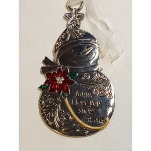 Ganz Ornament - Snowman - MomI Love you Snow Much